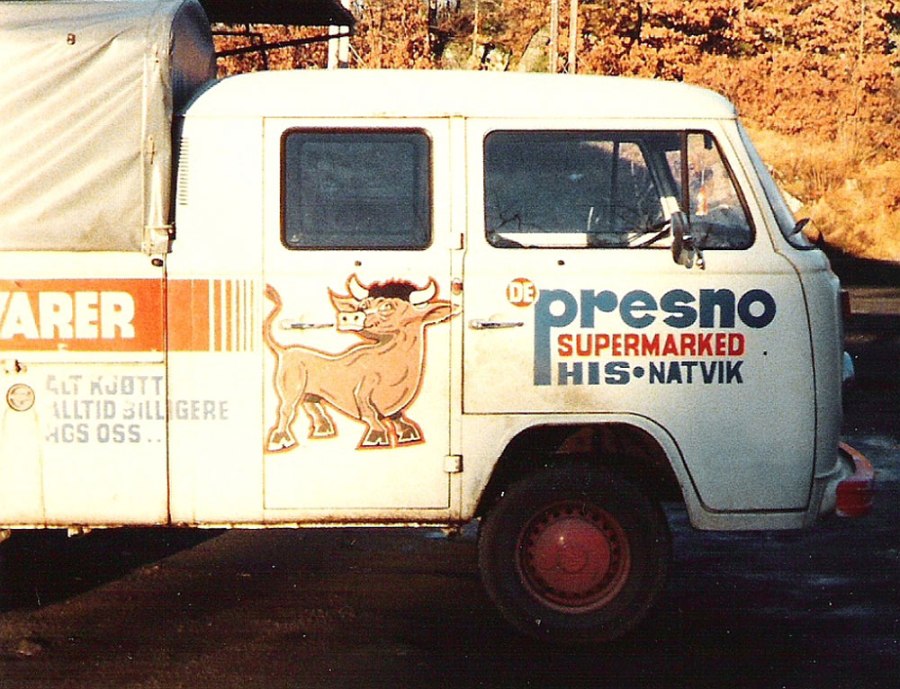 His Kjøttmannens bil i 1979